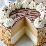 Elegant Coffee Cream Cake First Image