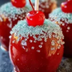 Glittery Red Candy Apples First Image
