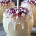 Sparkling White Chocolate Apples First Image