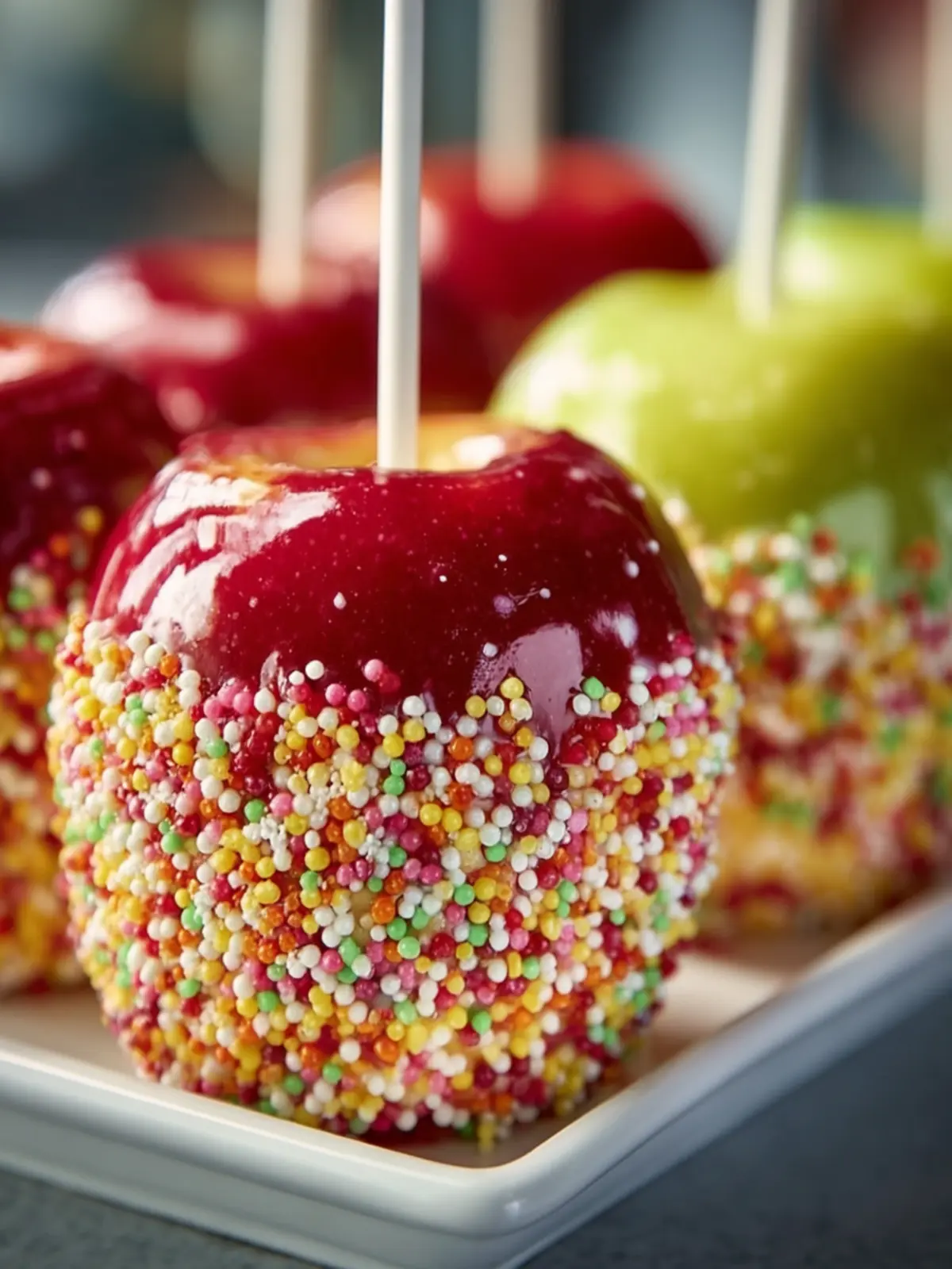 Colorful Candy Apple Treats First Image