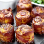Bacon-Wrapped Meatloaf Cupcakes Meal First Image