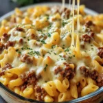 Cheesy Beef Pasta Bake First Image