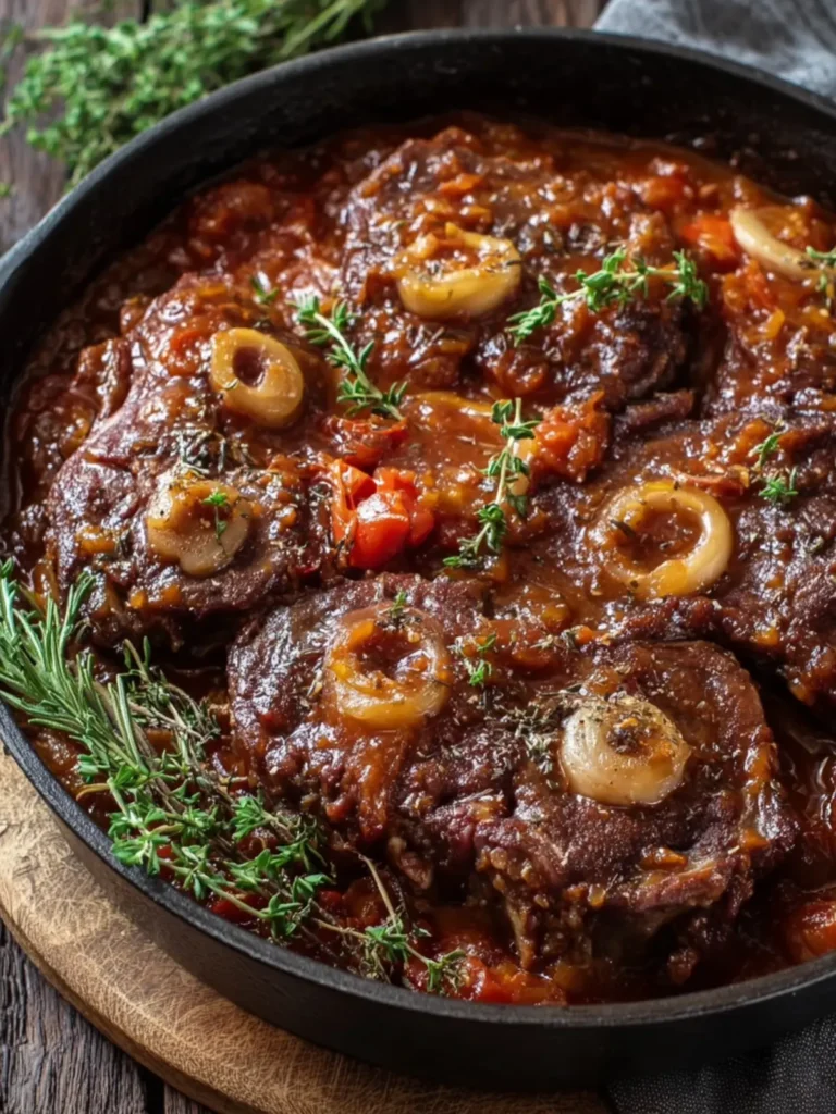 Rich Braised Beef Osso Buco First Image