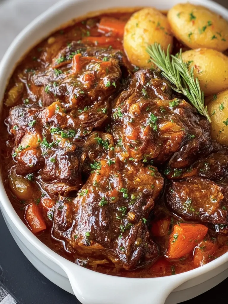 Hearty Braised Beef Oxtail Stew First Image