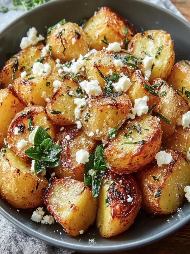 Roasted Herb Potatoes with Feta First Image