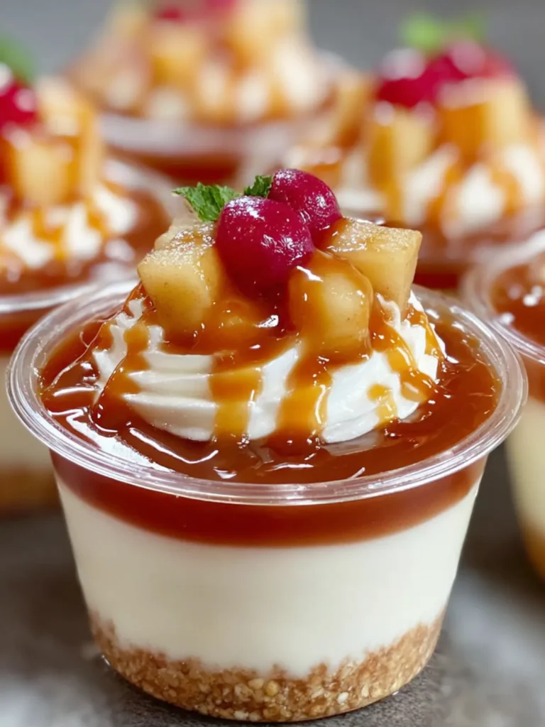 Irresistible Caramel Apple Mousse Cups Recipe Delight First Image