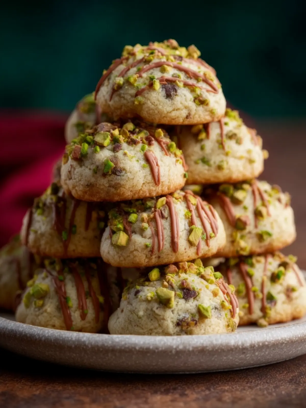 Soft and Chewy Pistachio Pudding Cookies First Image