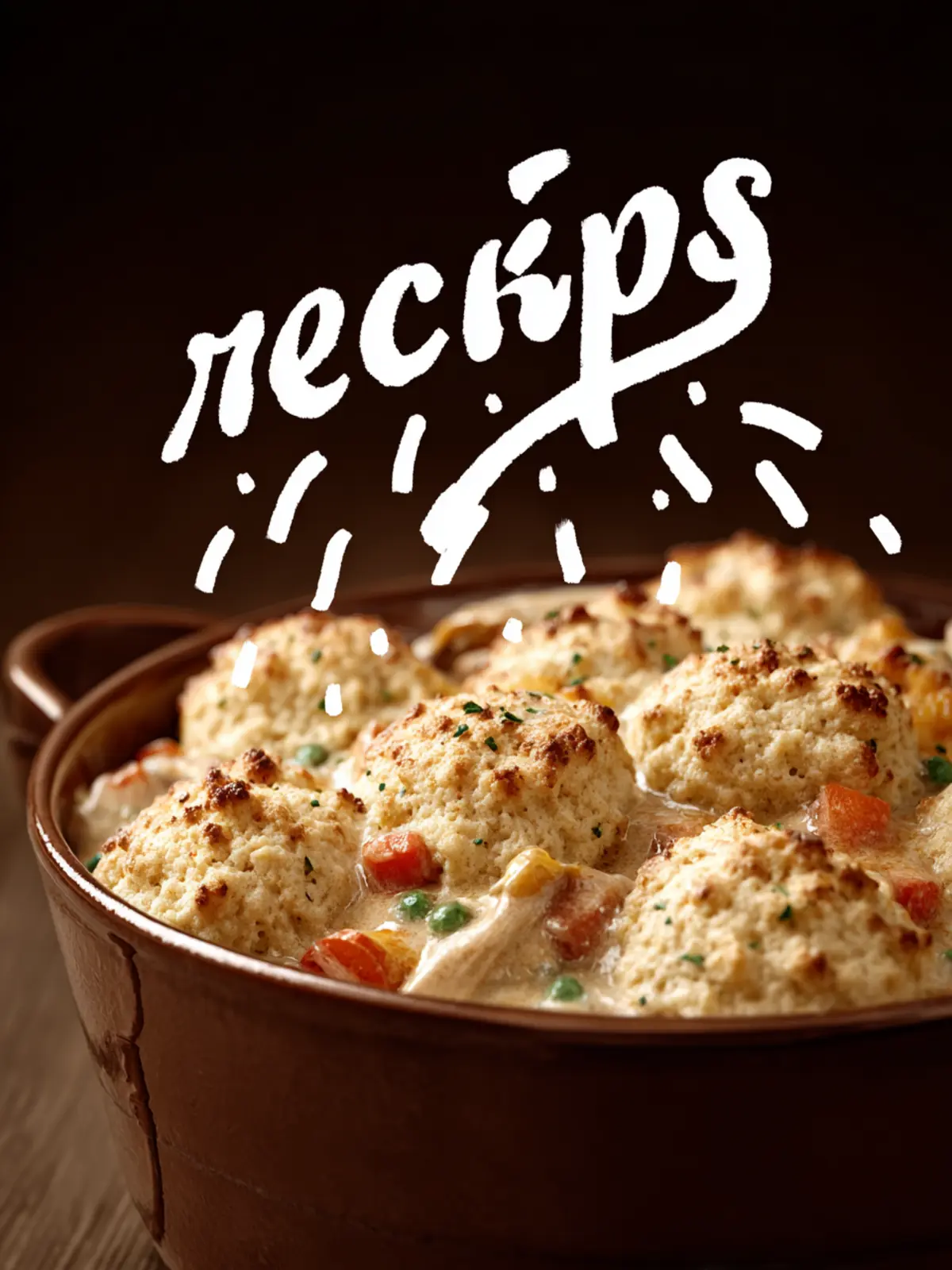Irresistible Chicken Cobbler with Red Lobster Cheddar Biscuit Topping First Image