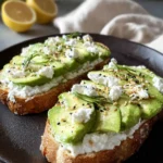 Creamy Cottage Cheese Avocado Toast (Quick Recipe) First Image