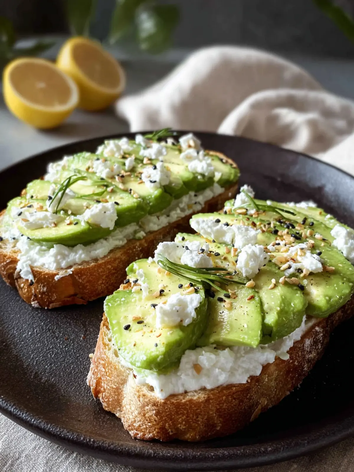 Creamy Cottage Cheese Avocado Toast (Quick Recipe) First Image