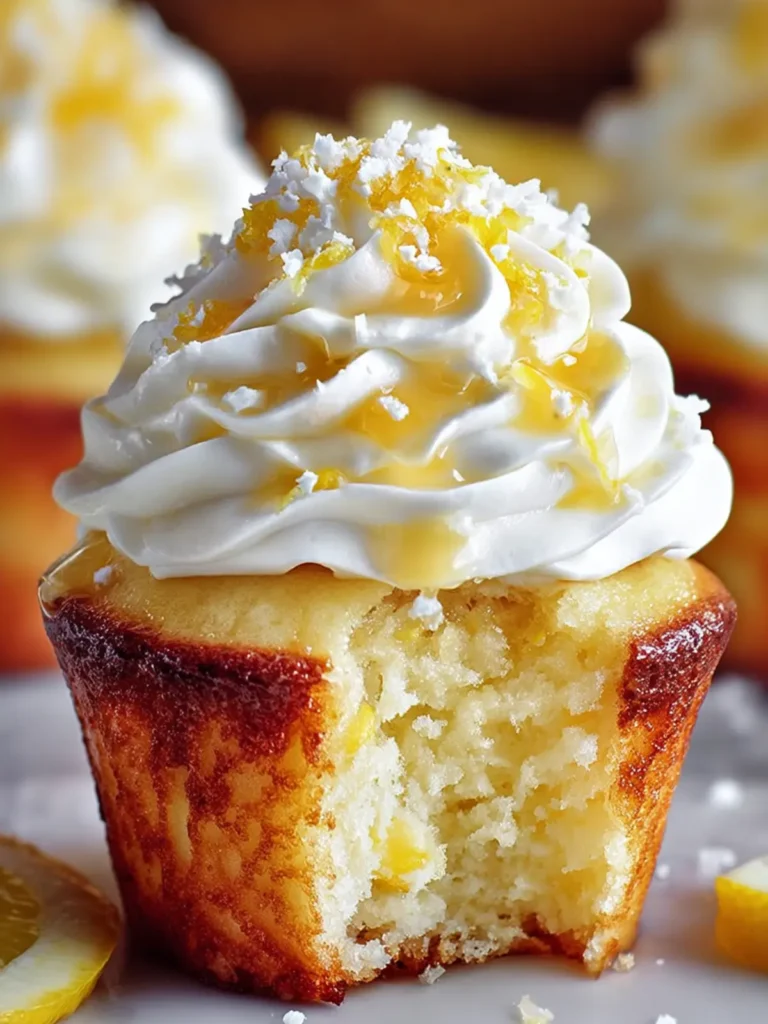 Heavenly Lemon Cream Cheese Cupcakes – Soft, Tangy & Irresistibly Moist First Image
