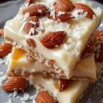 Irresistible Snowy Almond White Chocolate Toffee Recipe First Image