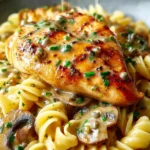 Irresistible Chicken Piccata with Pasta & Mushrooms Recipe First Image