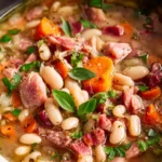 Slow Cooker Ham and Bean Soup First Image