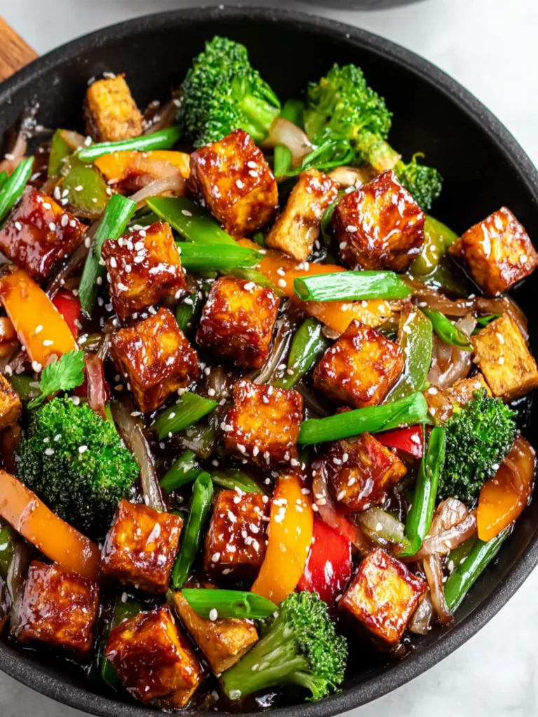 Irresistible Sweet Soy Tofu & Cashew Stir Fry Recipe First Image