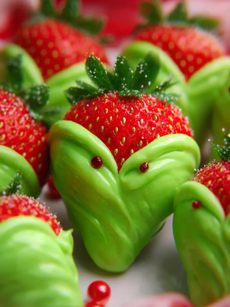 Easy Grinch Strawberries First Image