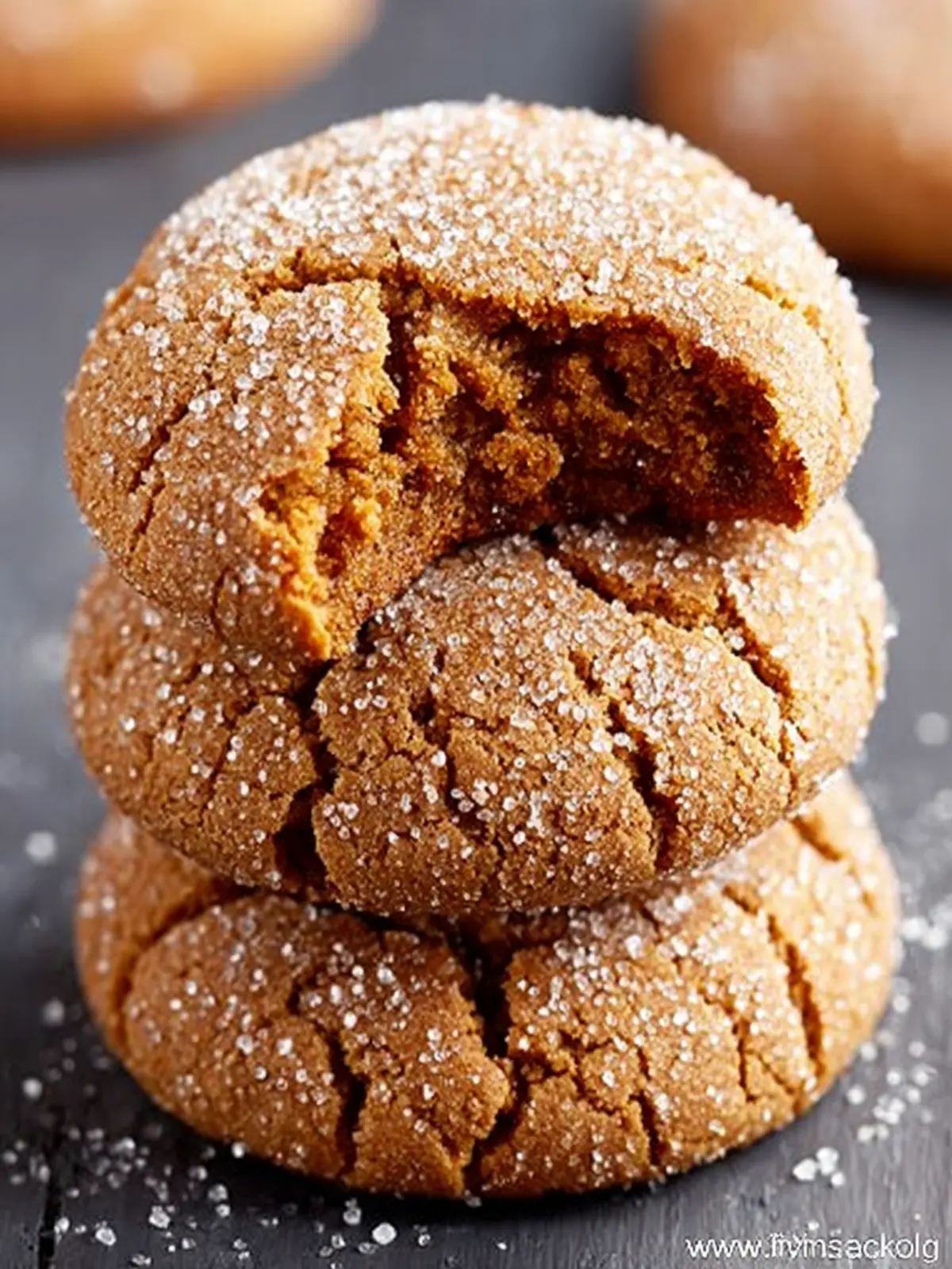 Ginger Molasses Cookies {Soft & Chewy} First Image