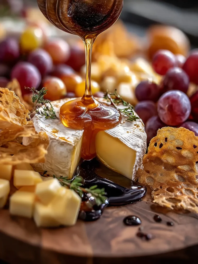 Irresistible Fall Cheese Board with Crackling Caramel First Image