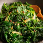 Irresistible Sautéed Garlic Spinach Recipe in 10 Minutes First Image