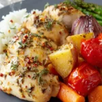 Sheet Pan Chicken and Vegetables For One First Image