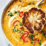 Coconut Curried Cauliflower Soup First Image