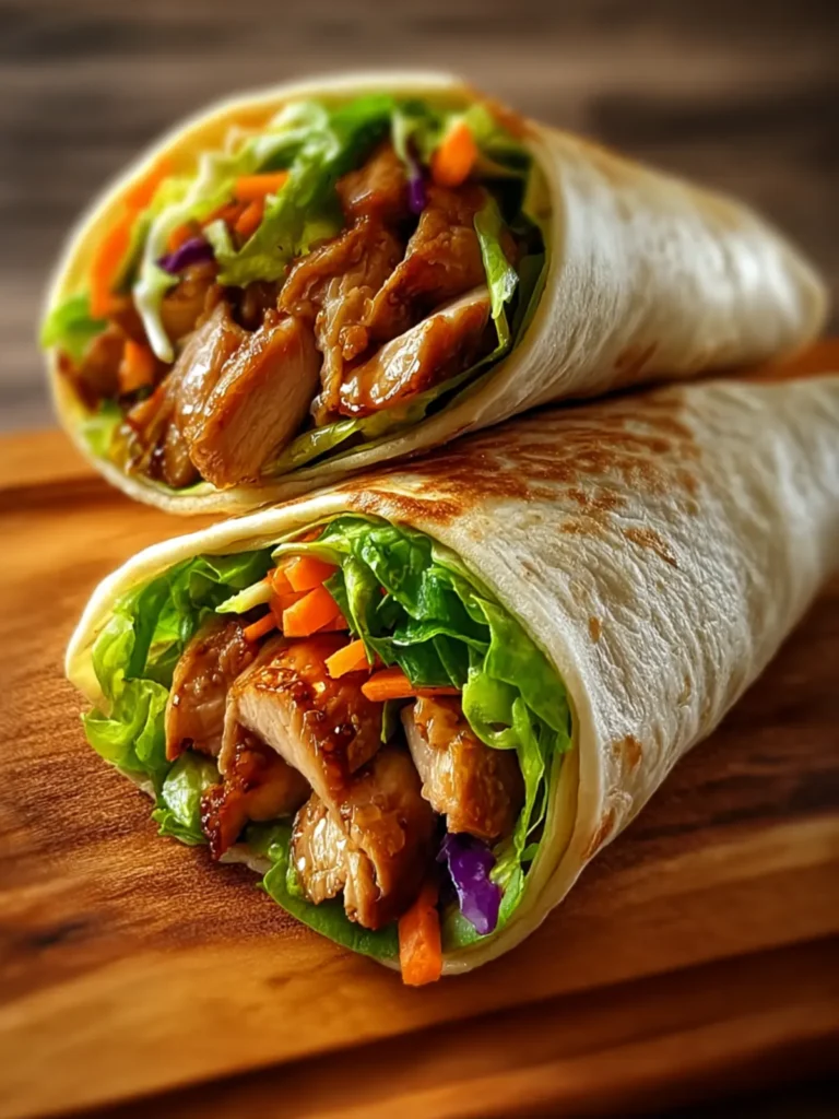 Delicious Teriyaki Chicken Wrap – Quick, Fresh, and Fun! First Image