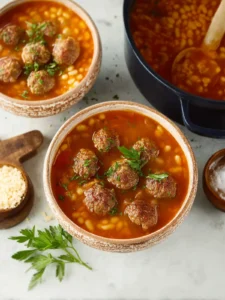 Easy Meatball Soup First Image