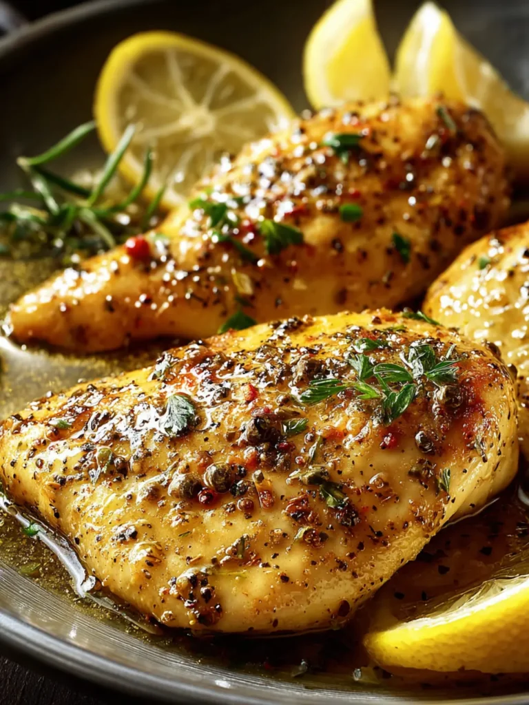 Zesty Lemon-Pepper Chicken Recipe for Flavor Lovers First Image