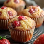 Irresistible Strawberry Muffins: A Sweet Delight Recipe First Image