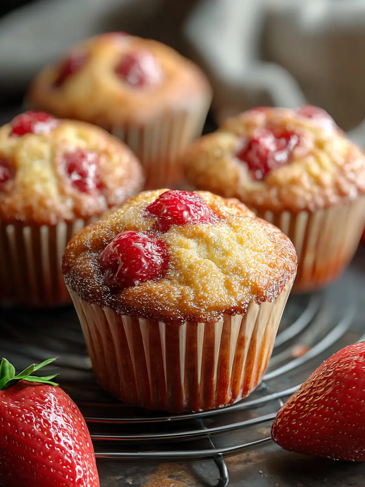 Irresistible Strawberry Muffins: A Sweet Delight Recipe First Image