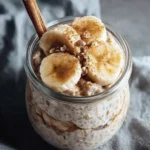 Easy Banana Cinnamon Overnight Oats Recipe (Meal Prep) First Image