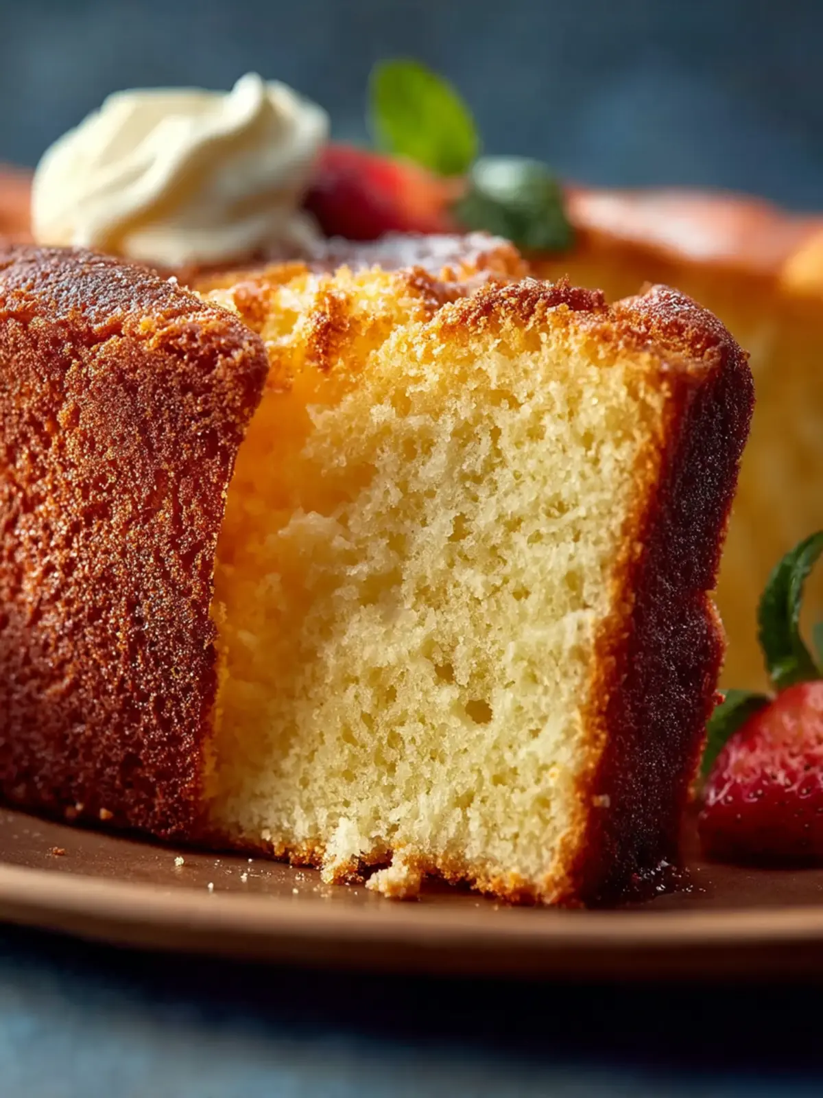 Cream Cheese Pound Cake First Image