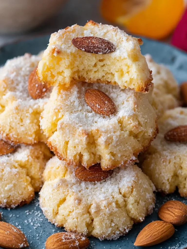 Italian Almond Cookies (Soft, 5 Ingredients, 30 Minutes) First Image