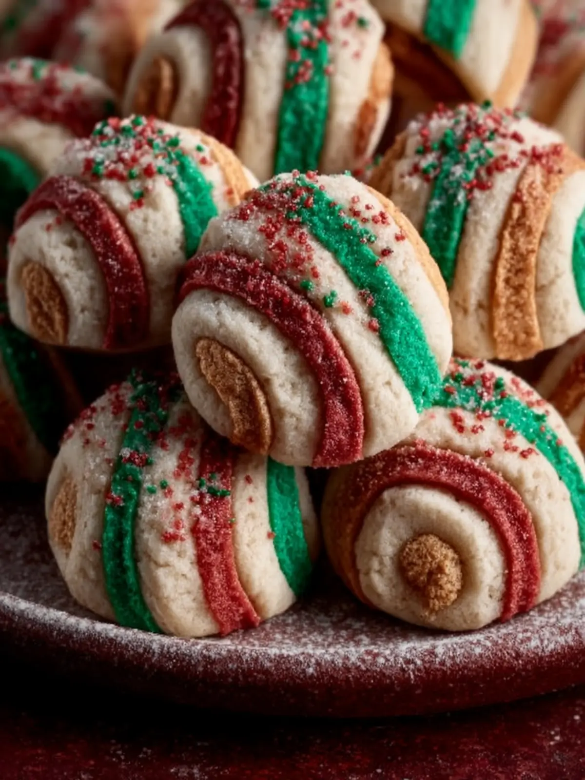 Christmas Pinwheel Cookies First Image