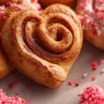 Heart Shaped Cinnamon Rolls First Image