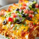 Irresistible Veggie-Loaded Chicken Enchilada Bake Recipe First Image