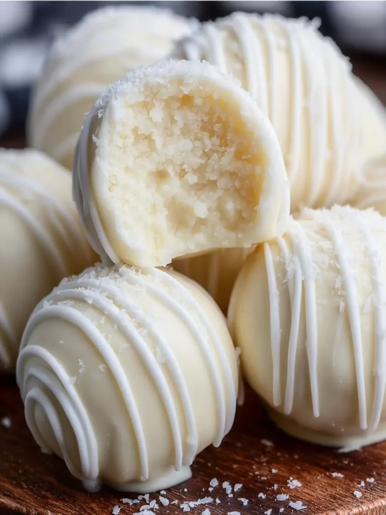 White Chocolate Truffles Recipe First Image