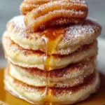 Indulge in Spanish Churro-Inspired Pancakes for Breakfast Bliss First Image
