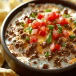 Creamy Rotel Dip with Ground Beef for the Ultimate Snack Attack First Image