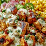 Healthy Chicken Rice Bowl with Street Corn First Image