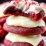 Irresistible Red Velvet Cookies with Cream Cheese Frosting First Image