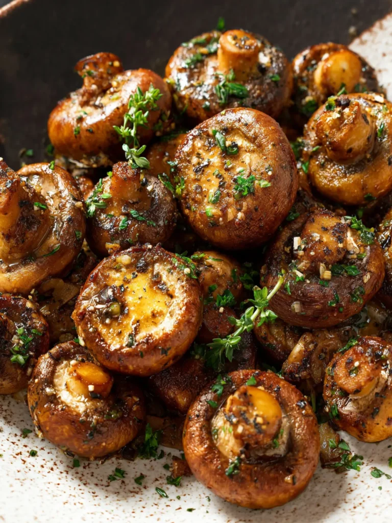 Air Fryer Mushrooms First Image