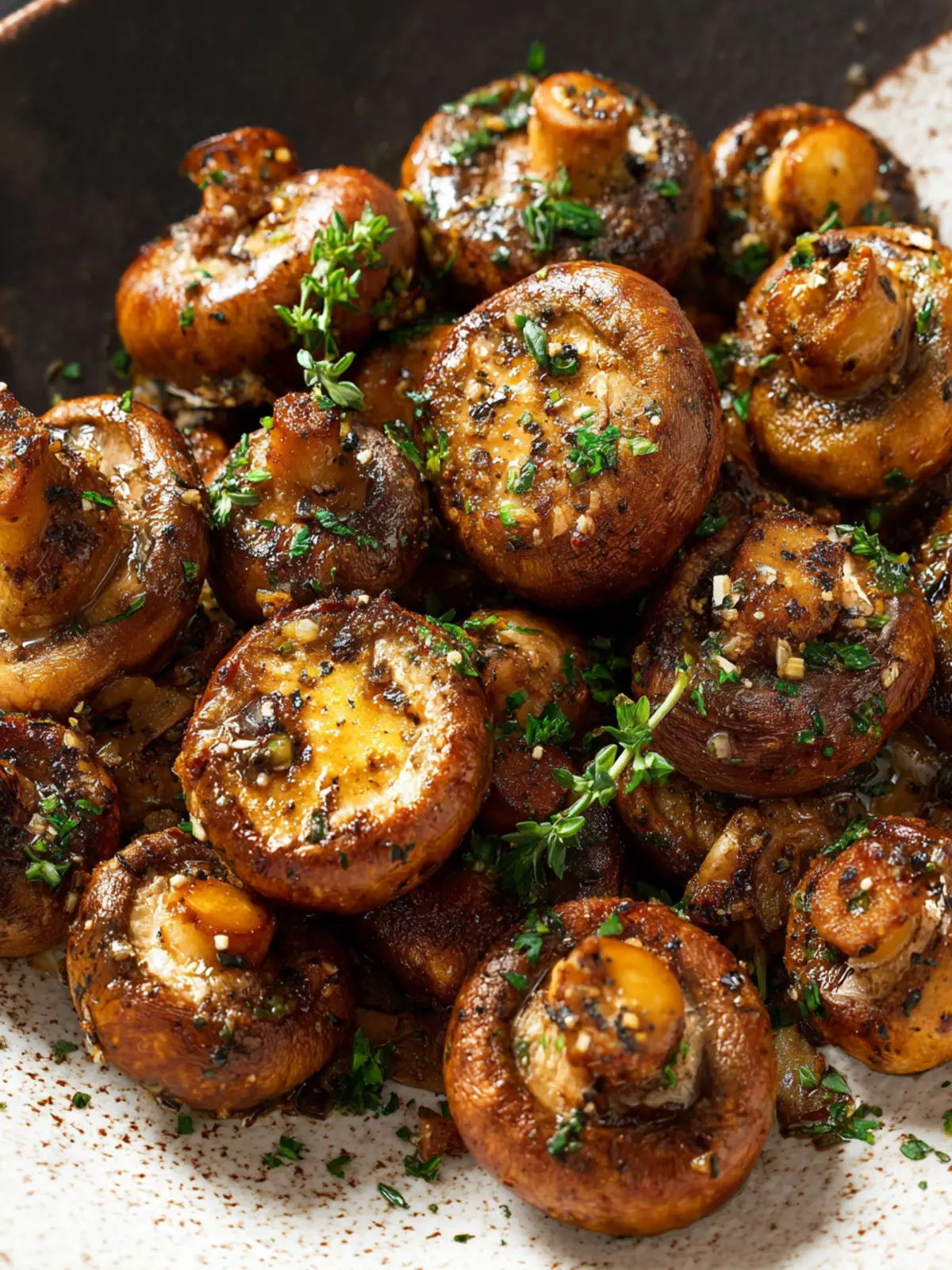 Air Fryer Mushrooms First Image