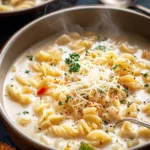 Creamy Parmesan Pasta Soup Recipe for Cozy Nights First Image