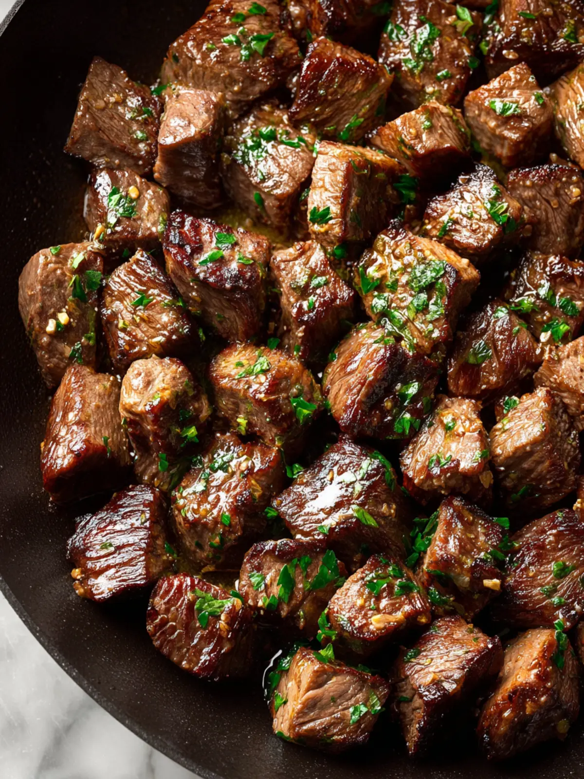 Garlic Butter Steak Bites First Image