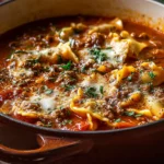 Irresistible One Pot Lasagna Soup for Cozy Evenings First Image