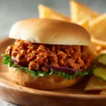 Slow Cooker Ground Turkey Sloppy Joes First Image