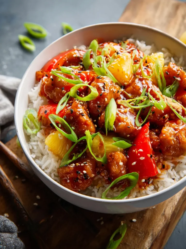 Sweet & Sour Chicken Bowls First Image
