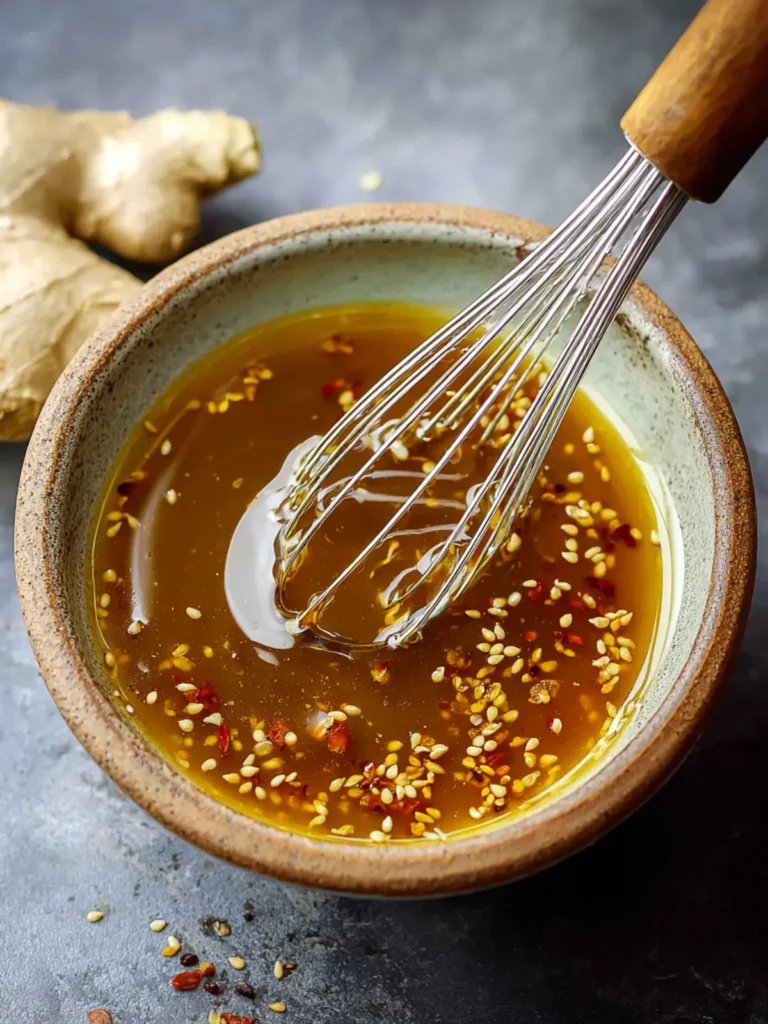 Healthy Sesame Ginger Dressing Recipe, Quick + Easy First Image