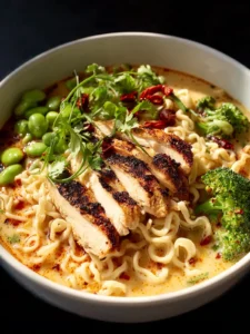 Creamy Marry Me Chicken Ramen: A Romantic Dinner Delight First Image
